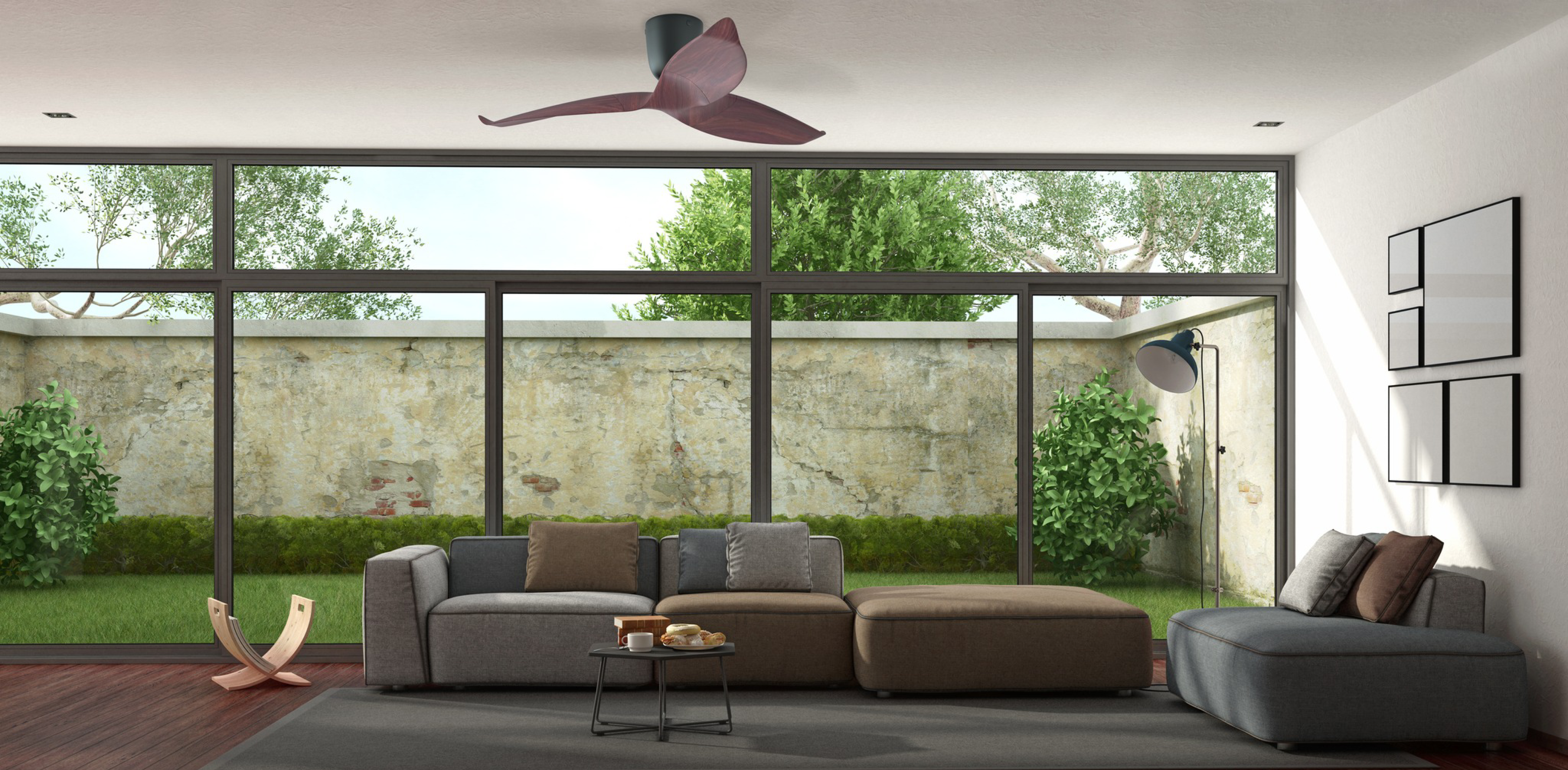 AE+3 Ceiling Fan dark timber | Aeratron Ceiling Fans