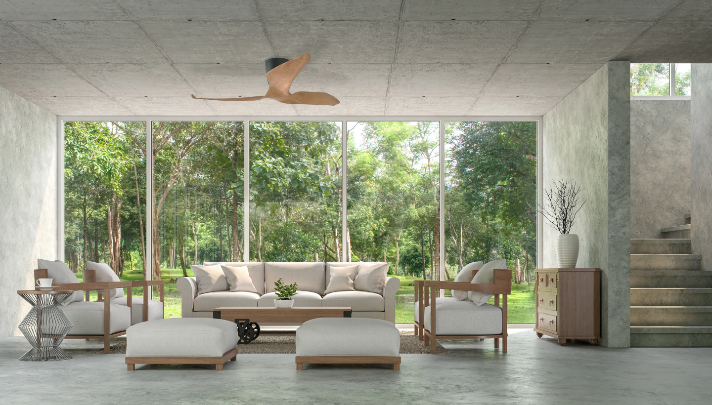 FR3 Ceiling Fan light timber modern style | Aeratron Ceiling Fans