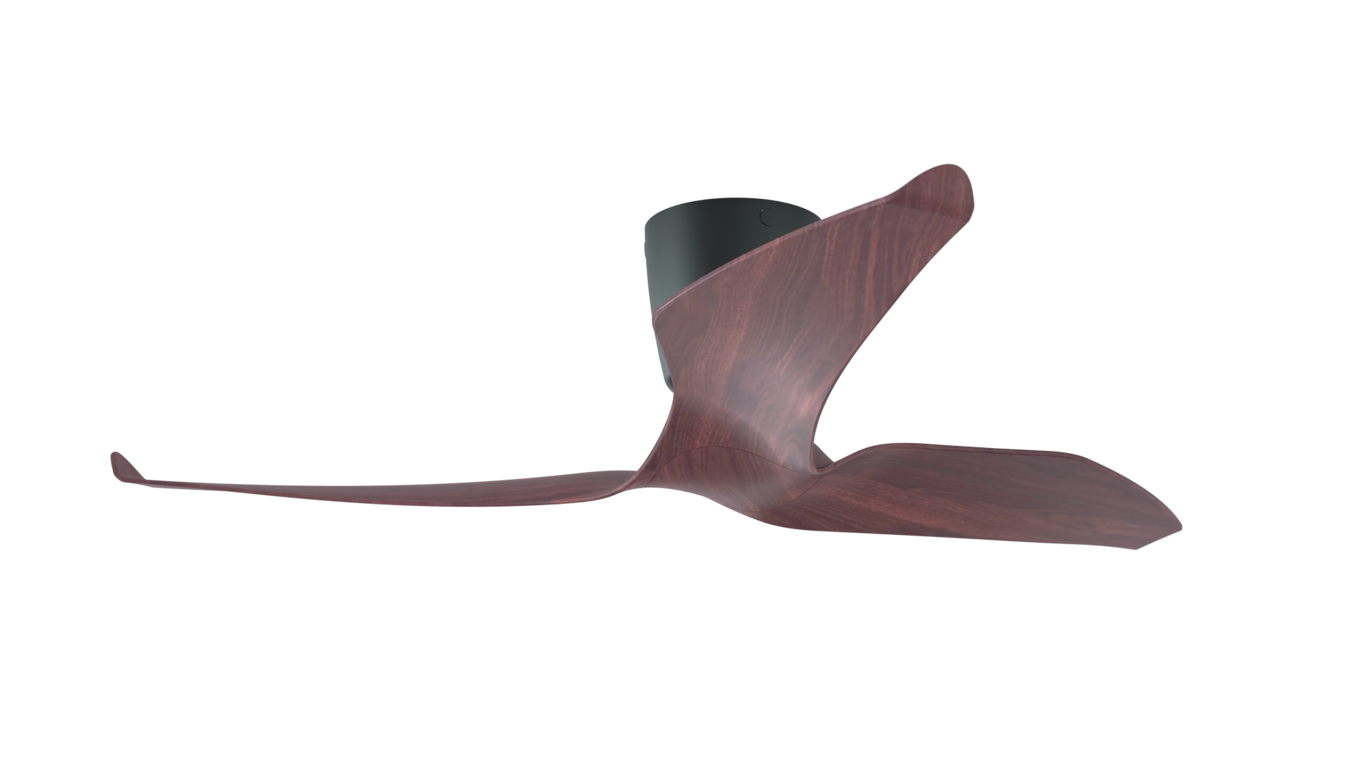 Aeratron FR3 tri blade dark timber black canopy