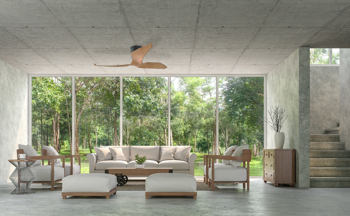 FR3 Ceiling Fan light timber modern living | Aeratron Ceiling Fans