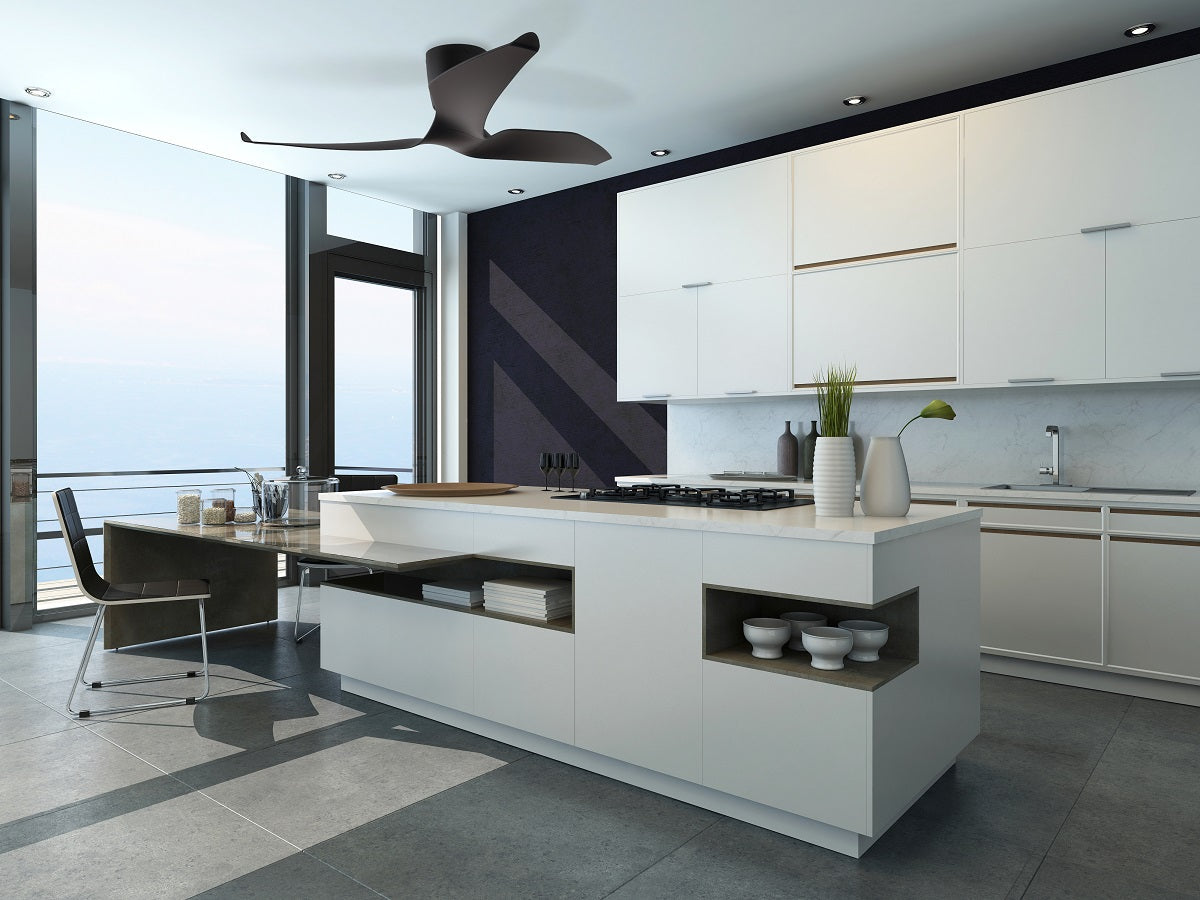 Aeratron FR3 tri blade black ambient living kitchen